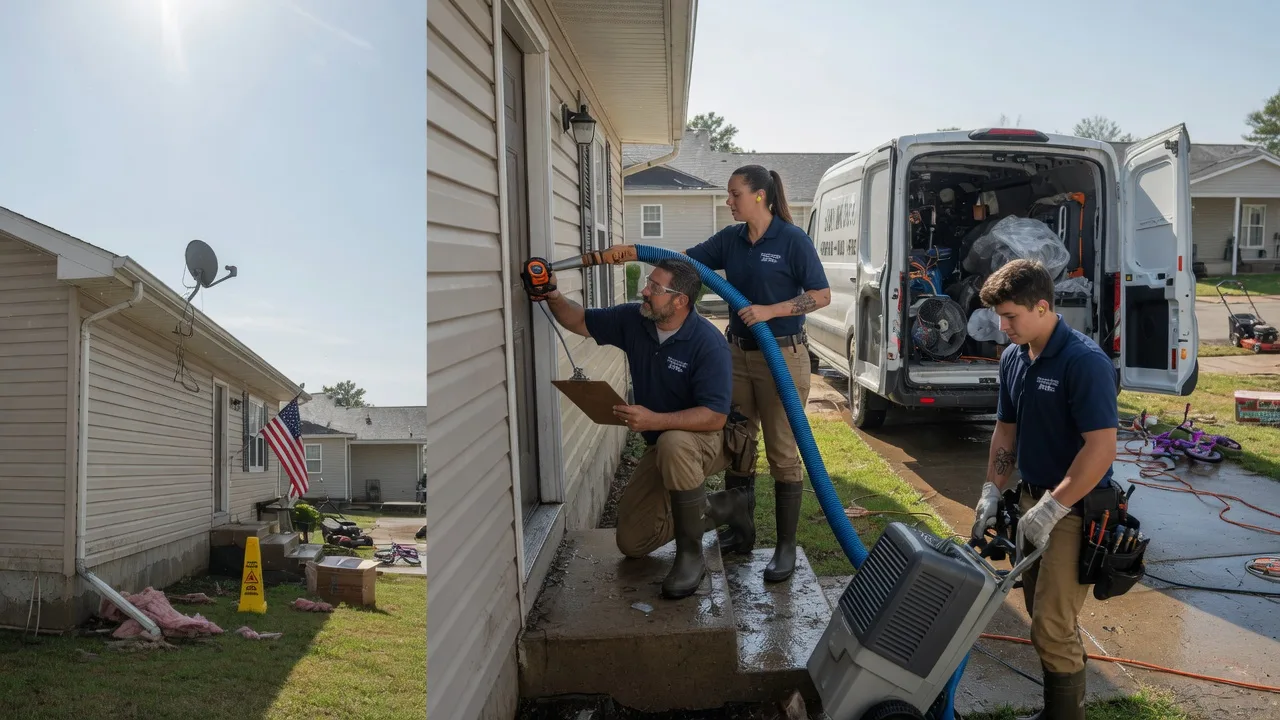 Ceiling Water Damage Restoration in Sweet Home, TX near me